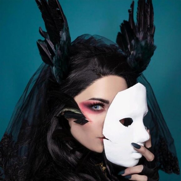 2Pcs Black Feather Hair Clip Crow - Picture 6 of 6